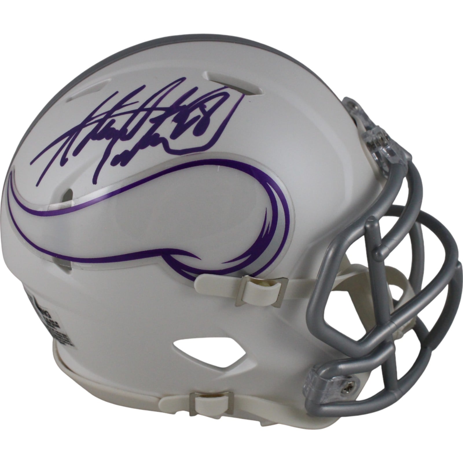 Adrian Peterson Signed Minnesota Vikings 24 Alt Mini Helmet – Beckett Authenticated-Powers Sports Memorabilia