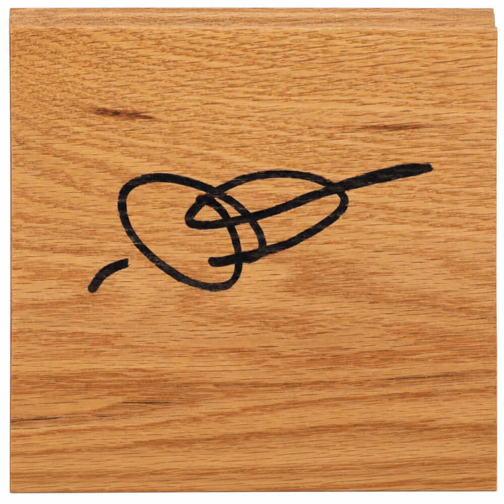 Morris Peterson Autographed 5x6 Wood Floor Piece-Powers Sports Memorabilia