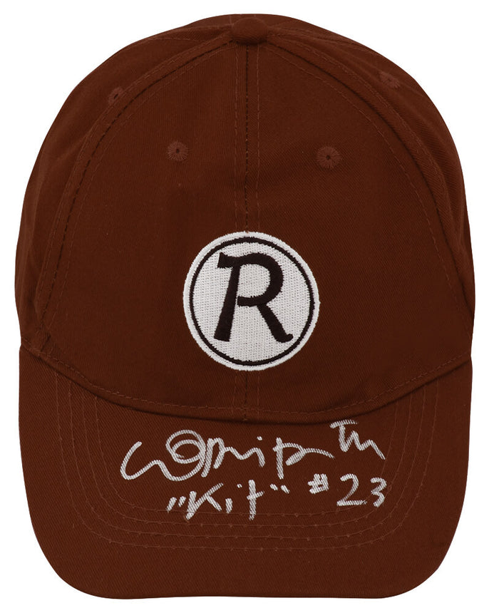 Lori Petty Autographed Racine Belles Brown Women's Baseball Hat with Kit-Powers Sports Memorabilia