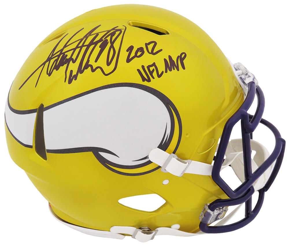 Adrian Peterson Minnesota Vikings Autographed Riddell Speed Authentic-Powers Sports Memorabilia