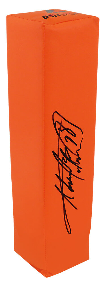 Adrian Peterson Autographed BSN Orange Endzone Football Pylon-Powers Sports Memorabilia