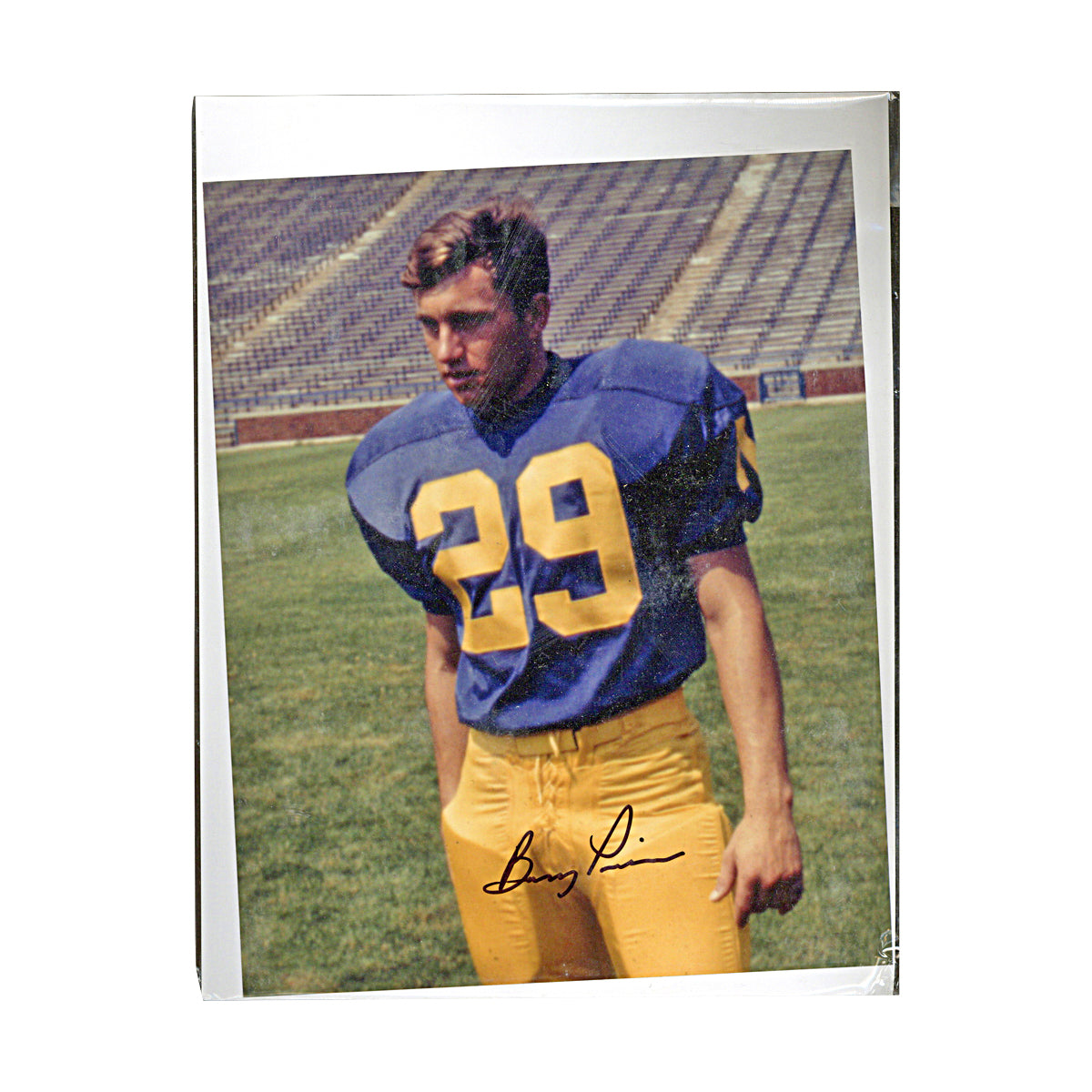 Barry Pierson University of Michigan Signed 8x10 Photo
