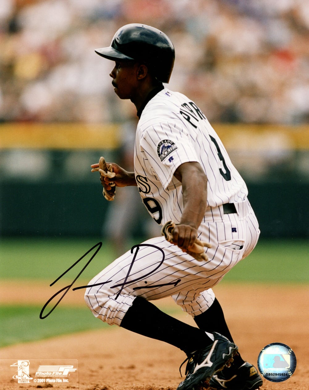 Juan Pierre Hand-Signed Colorado Rockies 8x10 Photo-Powers Sports Memorabilia