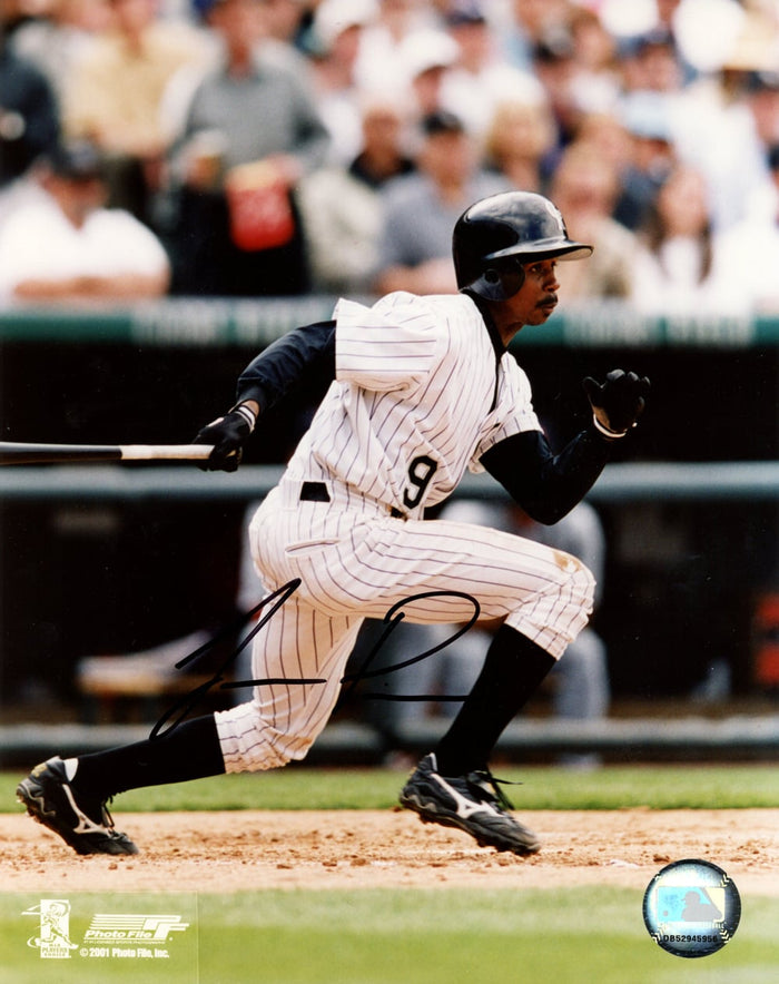 Juan Pierre Signed Colorado Rockies 8x10 Photo – Photo Variation 6-Powers Sports Memorabilia