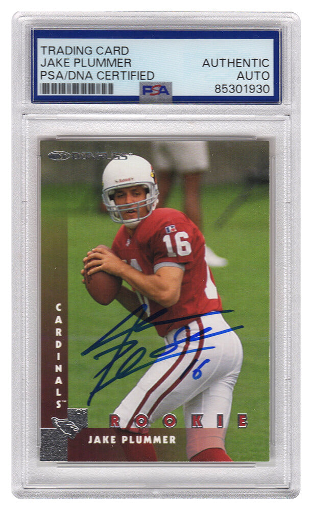 Jake Plummer Arizona Cardinals Autographed 1997 Donruss Rookie Football-Powers Sports Memorabilia