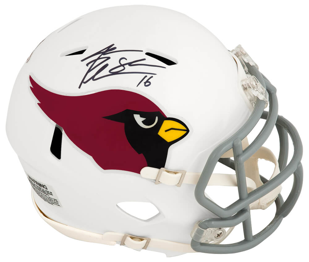 Jake Plummer Autographed Arizona Cardinals Riddell Speed Mini Helmet with Snake-Powers Sports Memorabilia