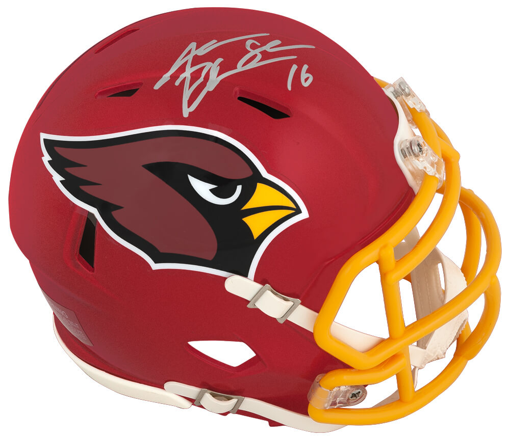 Jake Plummer Autographed Arizona Cardinals FLASH Riddell Speed Mini Helmet with Snake-Powers Sports Memorabilia
