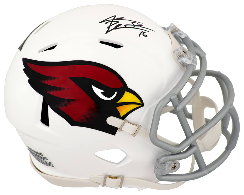 Jake Plummer Autographed Arizona Cardinals (Current Style) Riddell Speed Mini Helmet with Snake-Powers Sports Memorabilia
