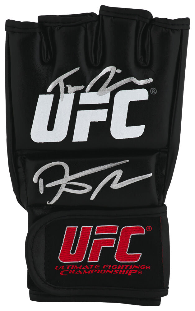 Dustin Poirier Autographed Black MMA Fighting Glove with The Diamond-Powers Sports Memorabilia