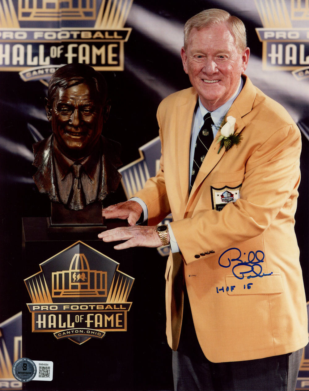 Bill Polian Indianapolis Colts Signed 8x10 Photo - HOF Beckett Beckett-Powers Sports Memorabilia