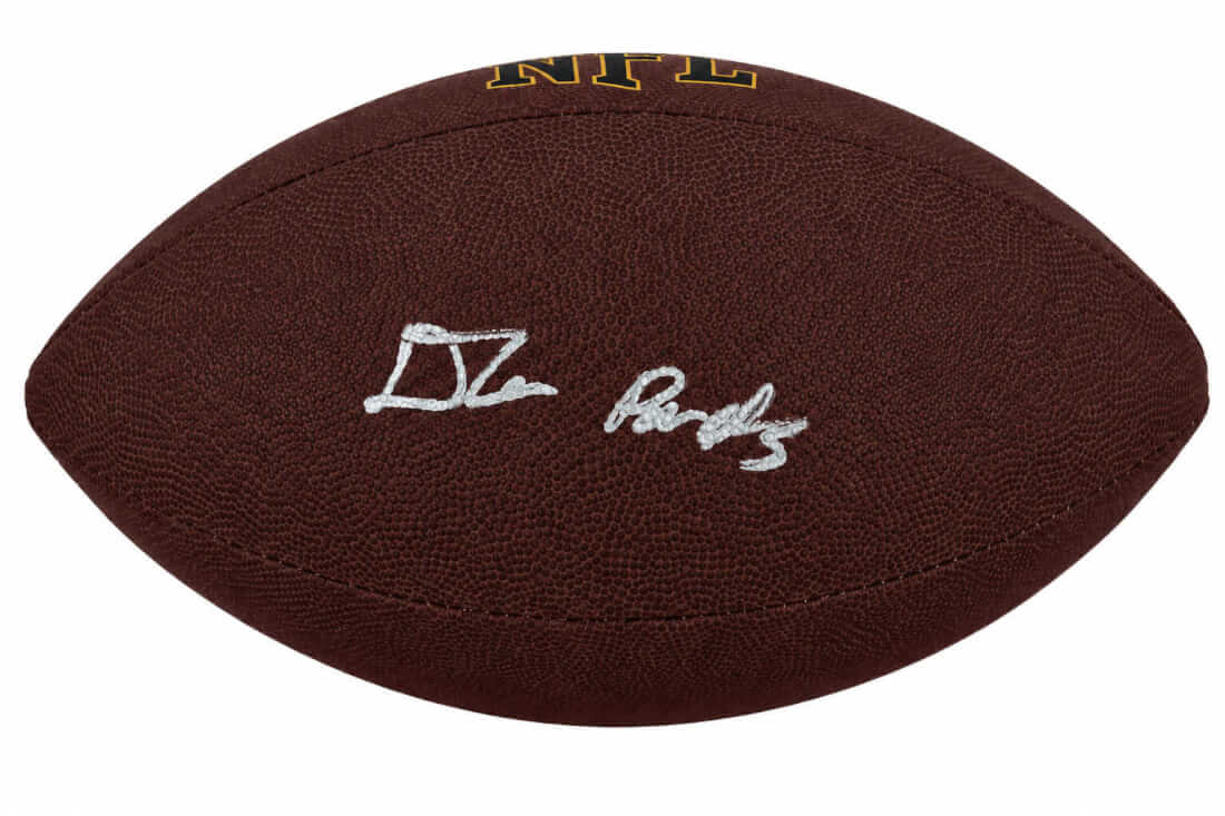 D'Angelo Ponds Autographed Wilson Super Grip Full Size NFL Football-Powers Sports Memorabilia