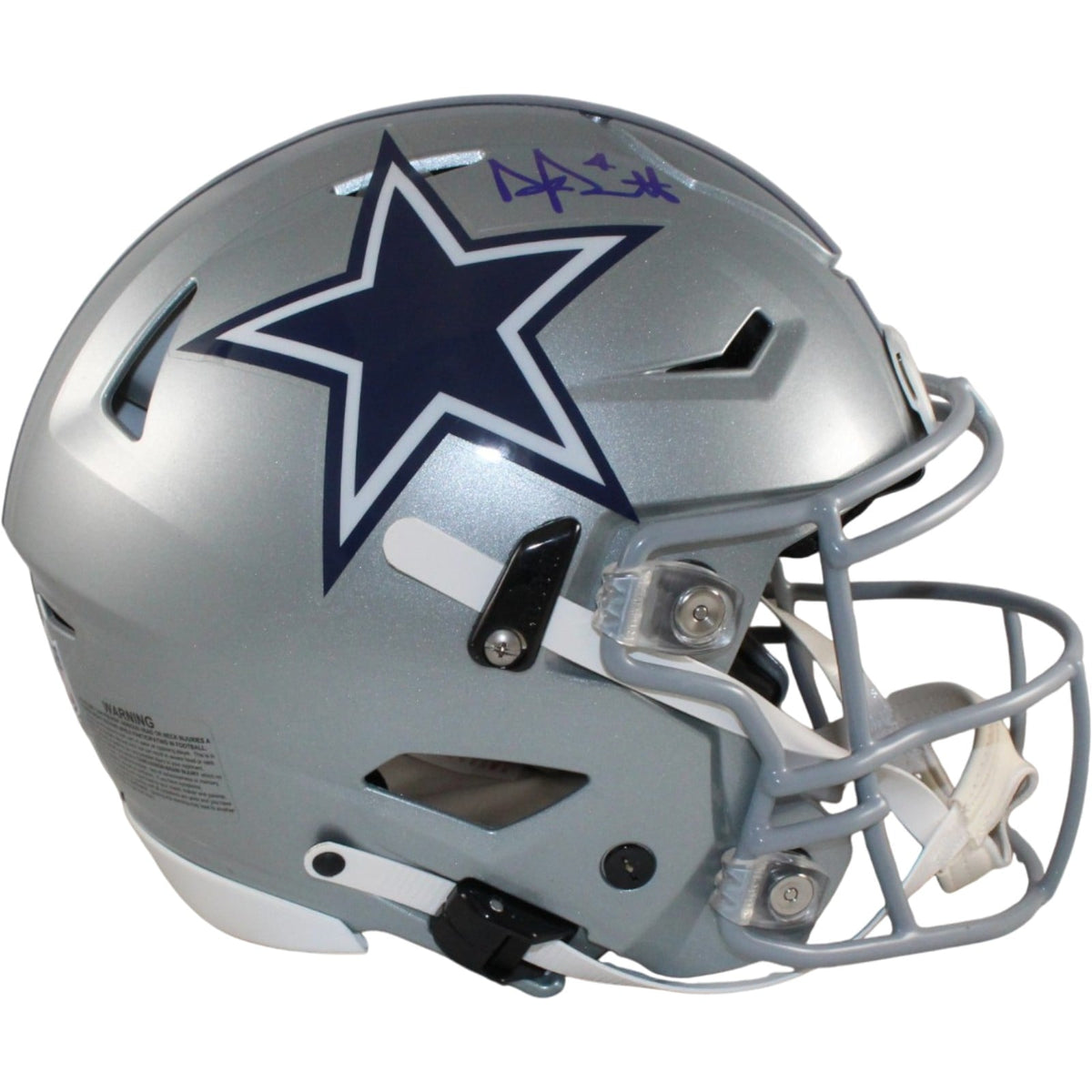 Dak Prescott Signed Dallas Cowboys SpeedFlex Helmet – Beckett Authenticated-Powers Sports Memorabilia