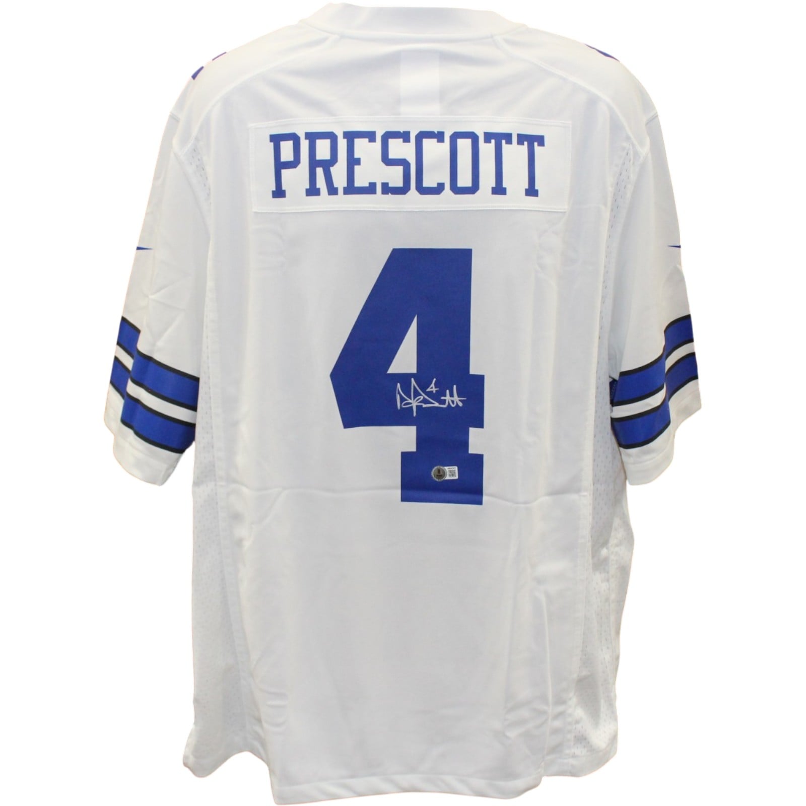 Dak Prescott Signed Dallas Cowboys Nike Size XL Game Jersey – Beckett Authenticated-Powers Sports Memorabilia
