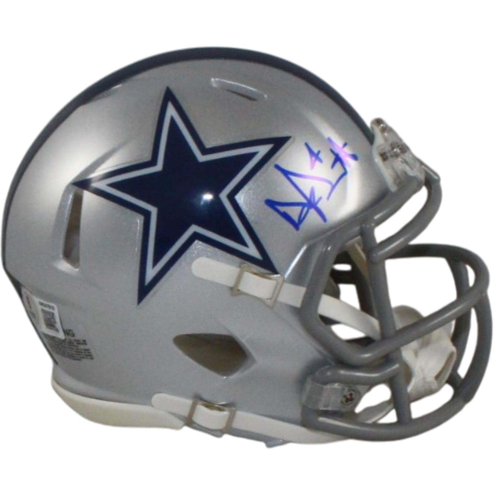 Dak Prescott Signed Dallas Cowboys Mini Helmet – Beckett Authenticated-Powers Sports Memorabilia
