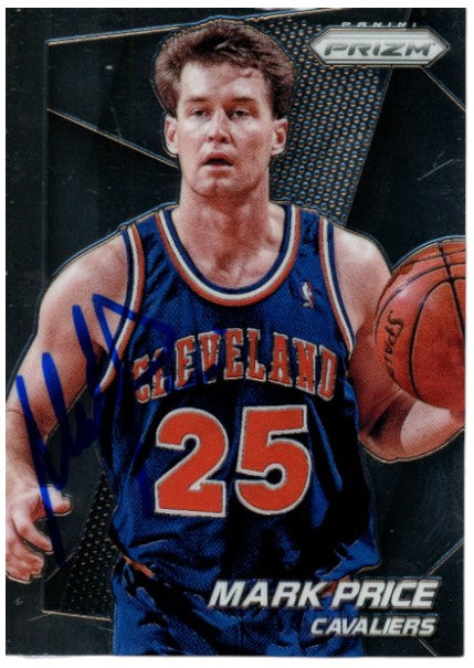 Mark Price Cleveland Cavaliers Signed Card - 2014-2015 Prizm #214 Beckett Beckett-Powers Sports Memorabilia