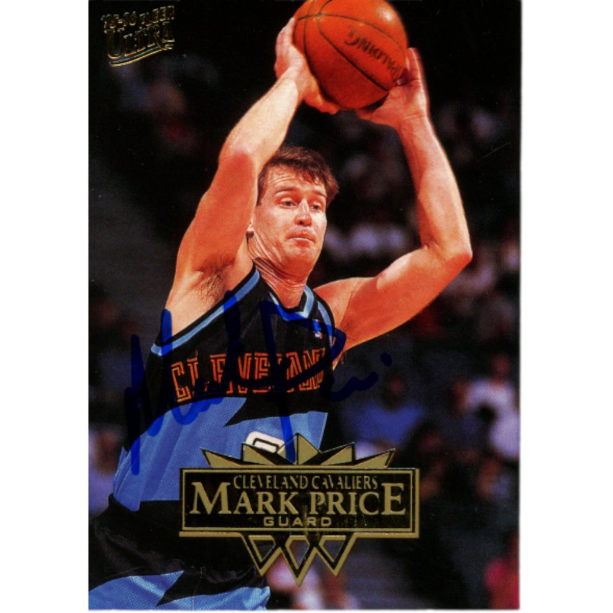 Mark Price Cleveland Cavaliers Signed Card - Upper Deck 95-96 Fleer Ultra #34 Beckett Beckett-Powers Sports Memorabilia