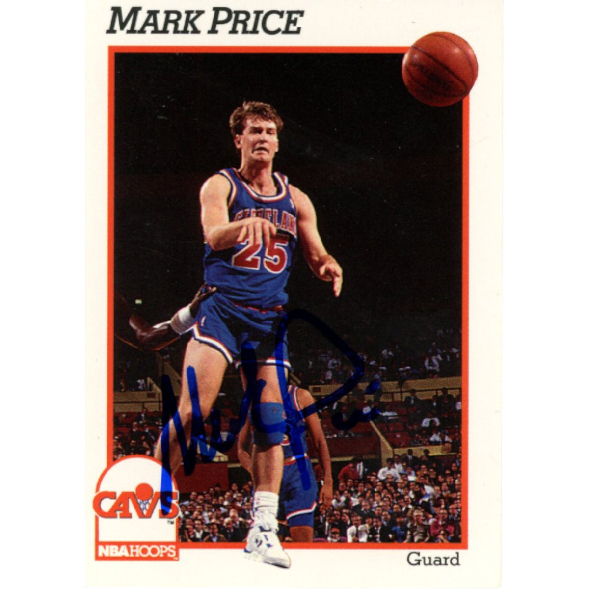 Mark Price Cleveland Cavaliers Signed Card - Hoops 91-92 #40 Beckett Beckett-Powers Sports Memorabilia
