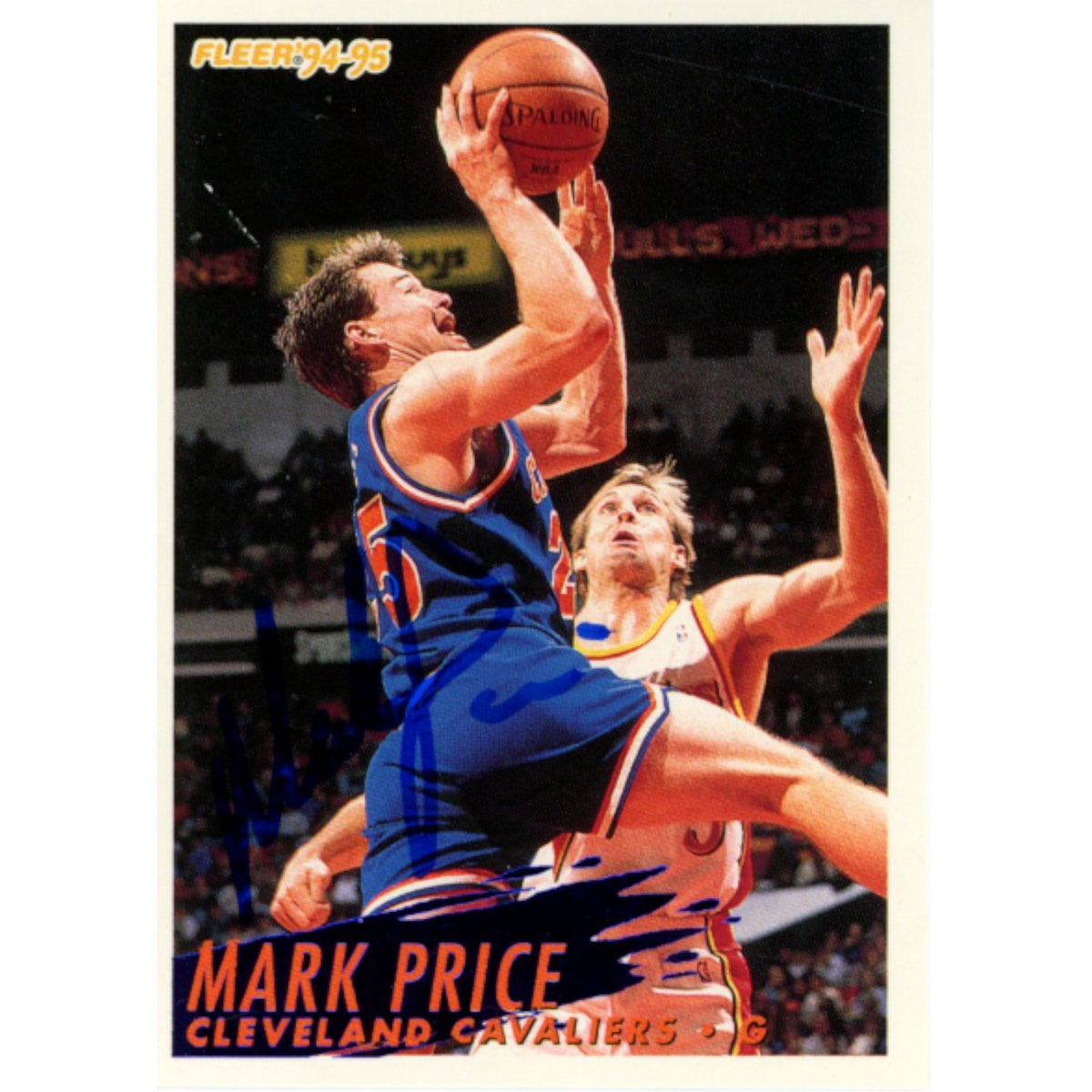 Mark Price Cleveland Cavaliers Signed Card - Fleer 94-95 #44 Beckett Beckett-Powers Sports Memorabilia