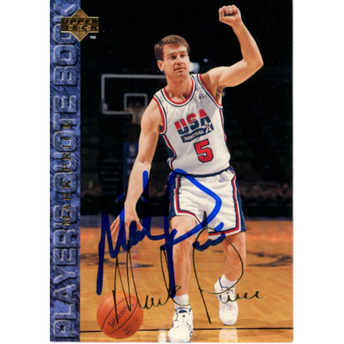 Mark Price Cleveland Cavaliers Signed Card - Upper Deck 94 Upper Deck USA 55 Beckett Beckett-Powers Sports Memorabilia