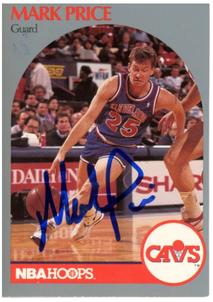 Mark Price Cleveland Cavaliers Signed Card - 1990 Hoops #79 Beckett Witness Beckett-Powers Sports Memorabilia
