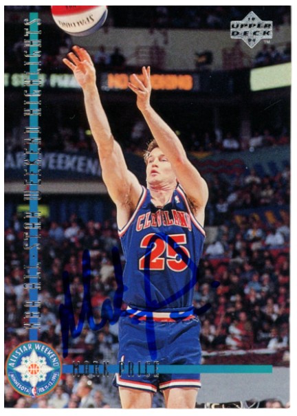Mark Price Cleveland Cavaliers Signed Card - 93-94 Upper Deck SE #198 Beckett Beckett-Powers Sports Memorabilia