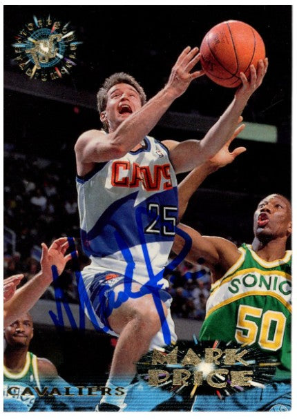 Mark Price Cleveland Cavaliers Signed Card - 95-96 Topps Stadium Club #70 Beckett Beckett-Powers Sports Memorabilia