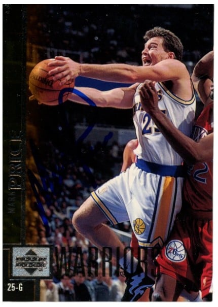 Mark Price 97-98 Upper Deck #40 Trading Signed Card-Powers Sports Memorabilia