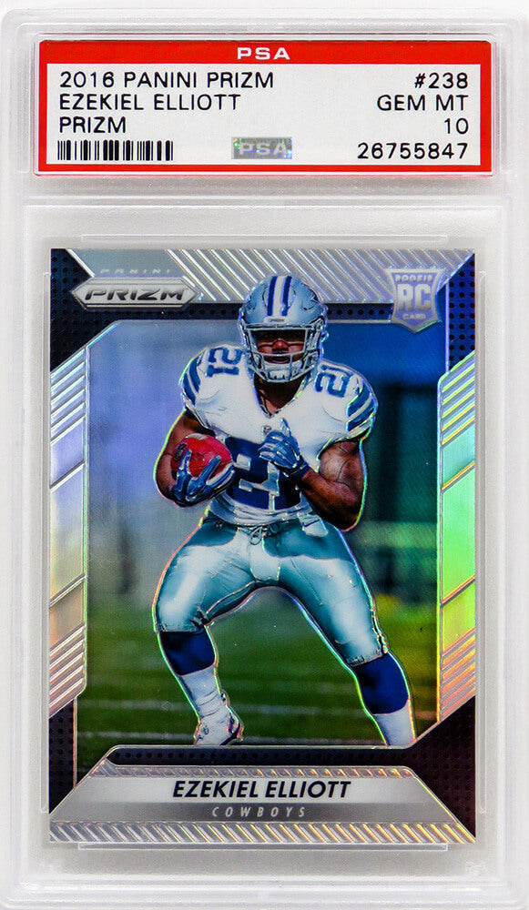 Ezekiel Elliott Dallas Cowboys 2016 Panini Prizm Football #238 Prizm Rookie-Powers Sports Memorabilia