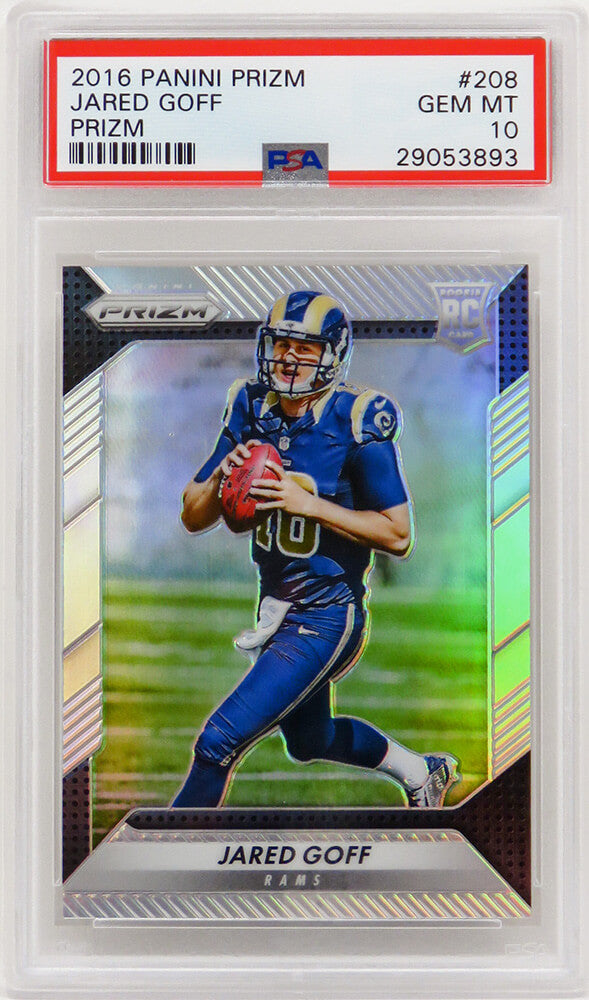 Jared Goff Los Angeles Rams 2016 Panini Prizm Football #208 Prizm Rookie-Powers Sports Memorabilia
