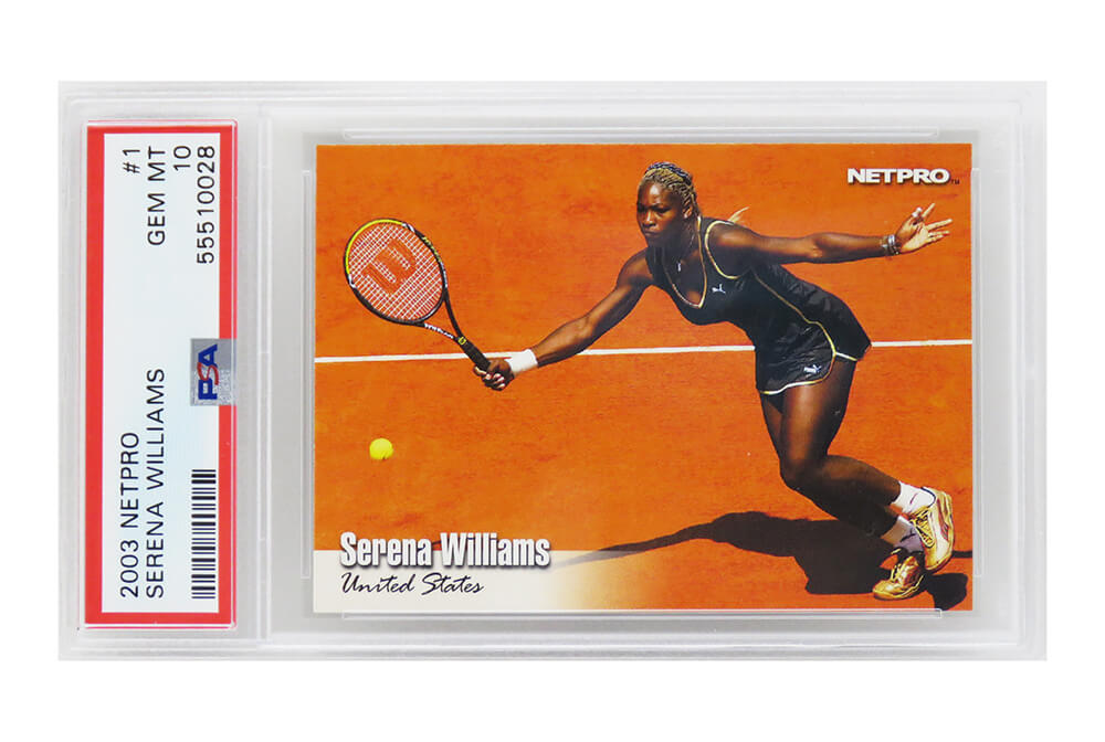 Serena Williams 2003 NetPro Tennis RC Rookie Trading Card #1 PSA 10 GEM MINT-Powers Sports Memorabilia