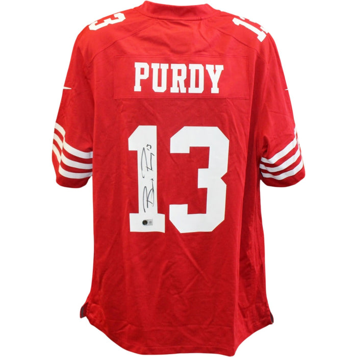 Brock Purdy Signed San Francisco 49ers Nike XL Jersey – Beckett Witness Authenticated-Powers Sports Memorabilia