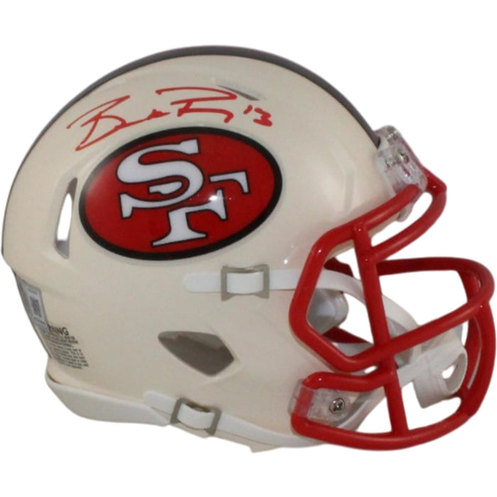 Brock Purdy Signed San Francisco 49ers Retro Mini Helmet Beckett WIT-Powers Sports Memorabilia