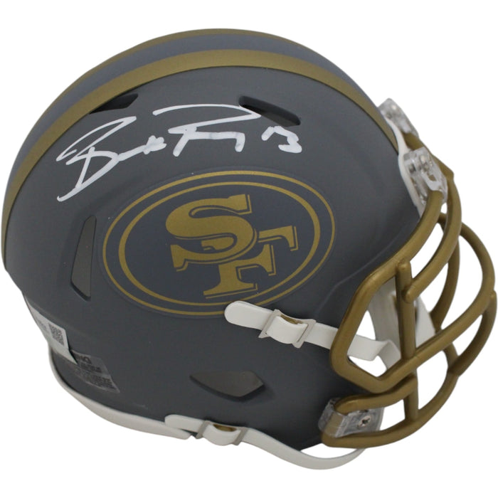 Brock Purdy Signed San Francisco 49ers Slate Mini Helmet – Fanatics Authenticated-Powers Sports Memorabilia
