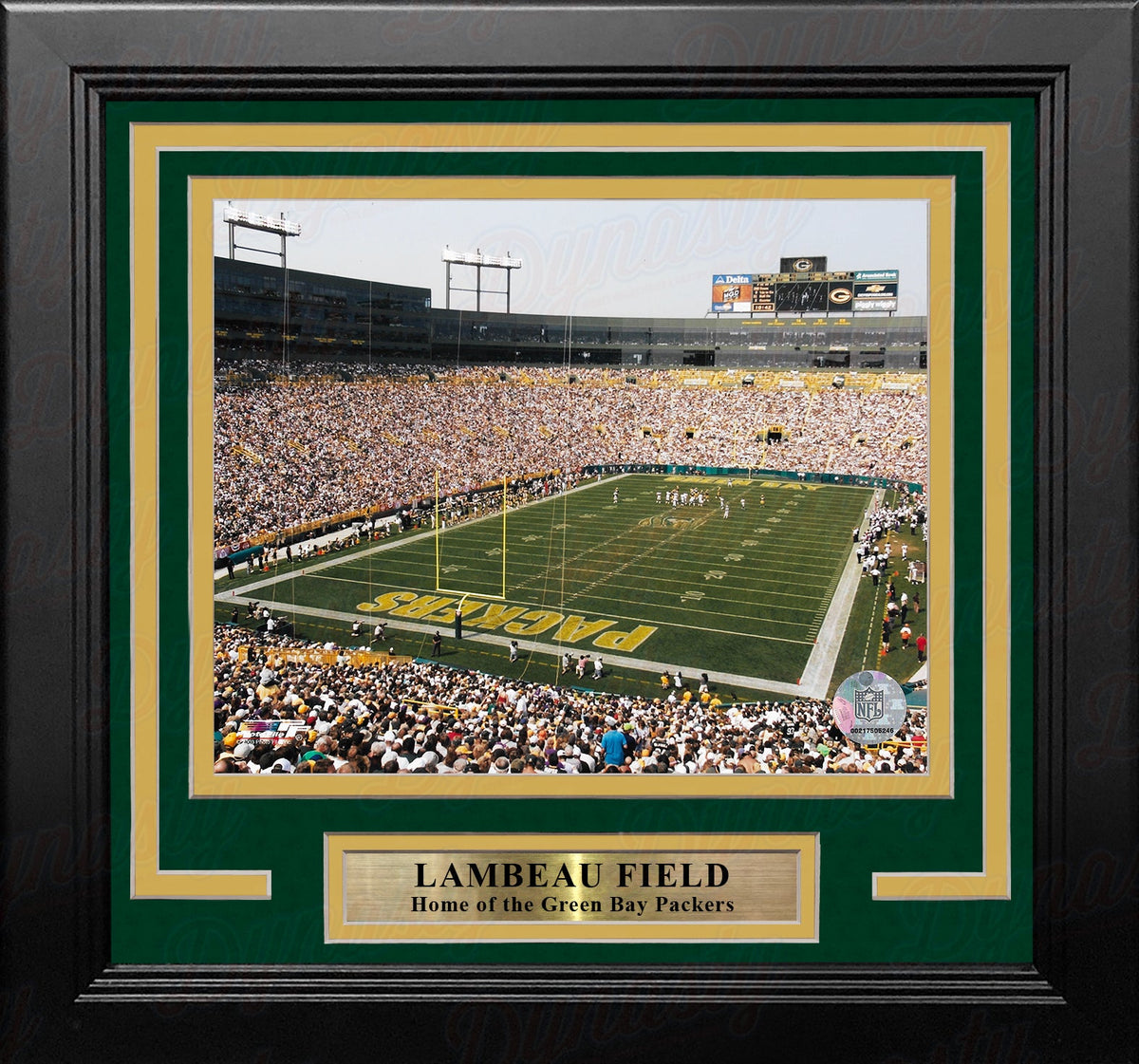 Green Bay Packers Lambeau Field 8" x 10" Framed Football Stadium Photo-Powers Sports Memorabilia