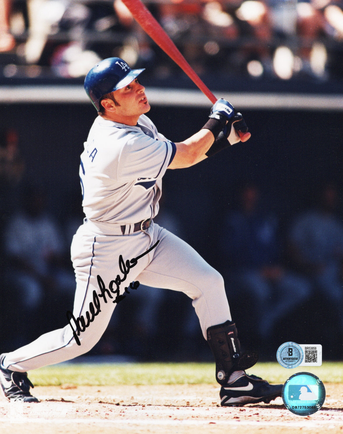 Paul Lo Duca Signed Los Angeles Dodgers 8x10 Photo - Beckett-Powers Sports Memorabilia