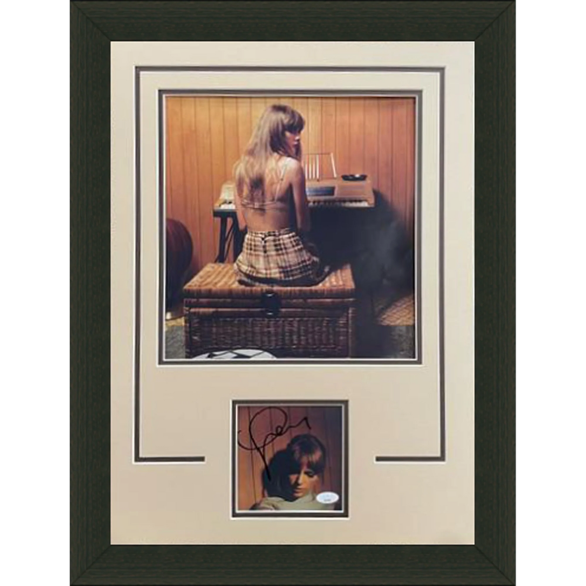 Autographed Taylor Swift Midnights Limited Edition CD Insert Deluxe Framed with Large Photo - JSA-Powers Sports Memorabilia