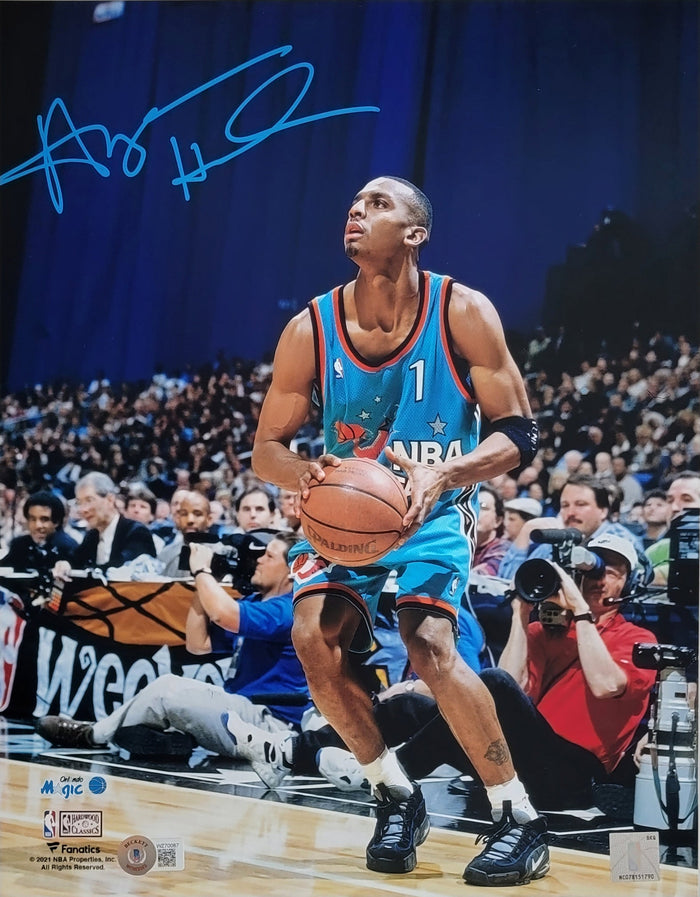 Anfernee Penny Hardaway Signed Orlando Magic 1996 All Star Game 11x14 Photo - Beckett-Powers Sports Memorabilia