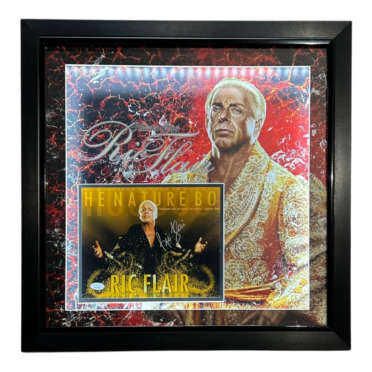 Autographed Ric Flair Deluxe Framed 8x10 Photo - JSA-Powers Sports Memorabilia