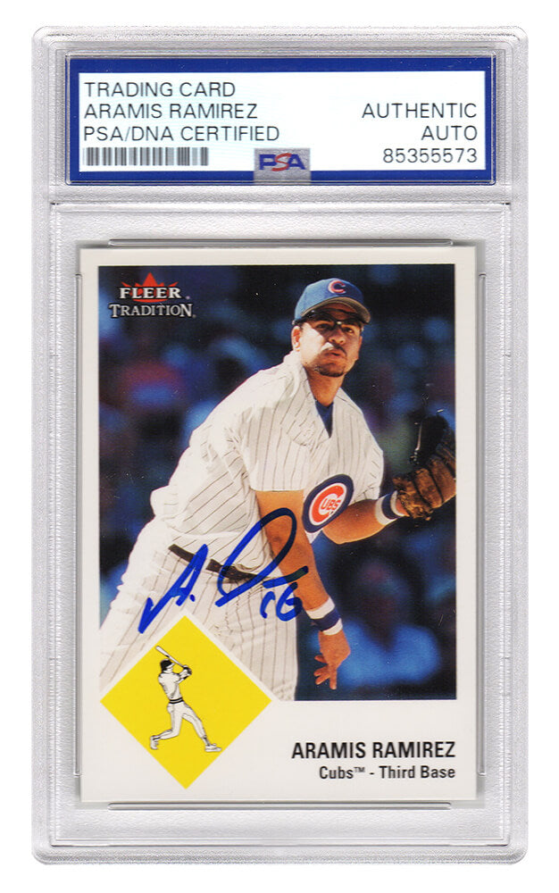Aramis Ramirez Chicago Cubs Autographed 2003 Fleer Tradition Update