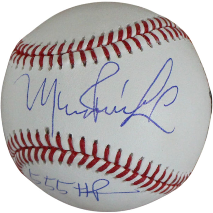 Manny Ramirez Signed Boston Red Sox Official MLB Baseball 555 HR – Beckett Authenticated-Powers Sports Memorabilia