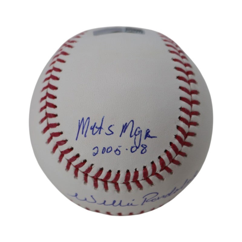 Willie Randolph New York Mets Signed Inscribed Mets Mgr 2005-08 MLB Baseball-Powers Sports Memorabilia