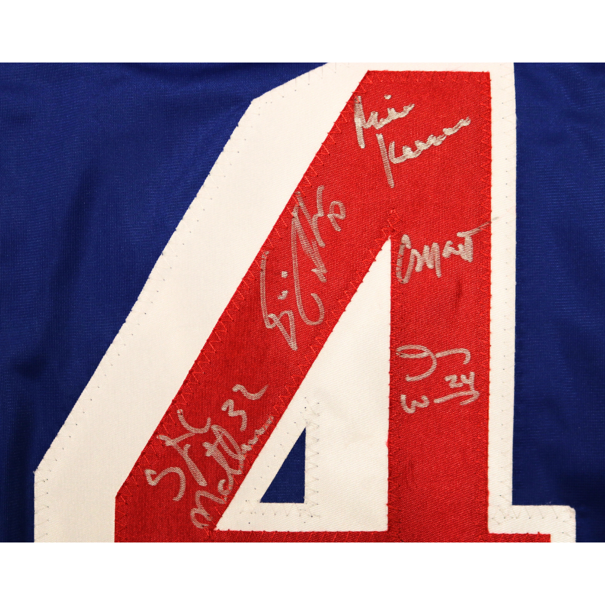 1994 New York Rangers Team Signed Signed Blue "Stanley Cup" Custom Jersey-Powers Sports Memorabilia