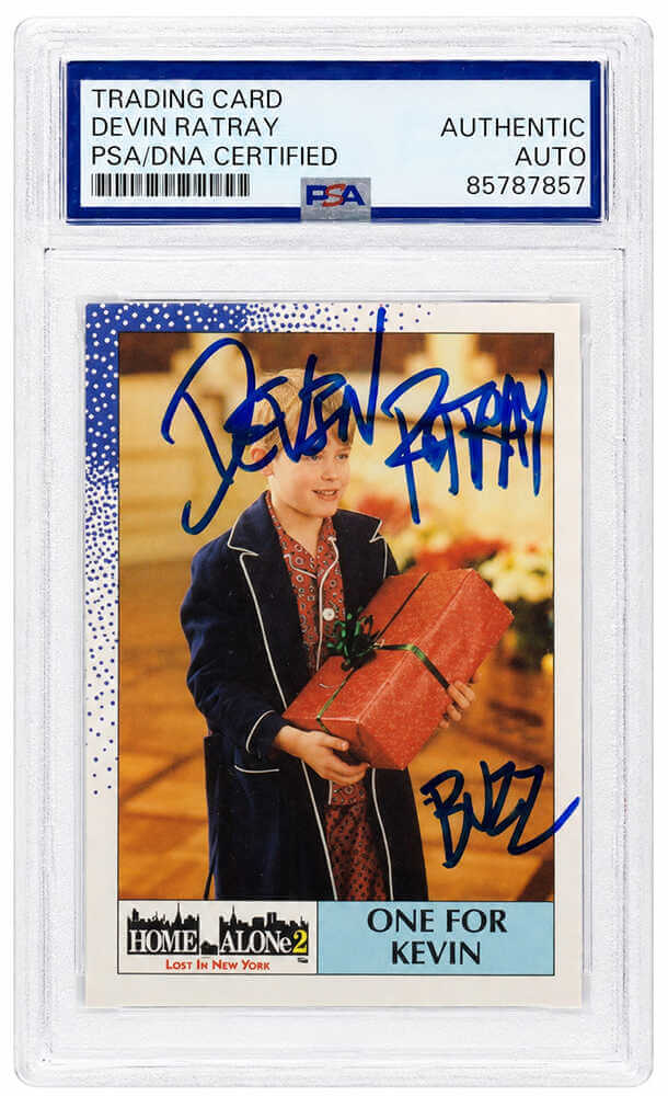Devin Ratray Autographed 1992 Topps Home Alone 2 'One For Kevin' Movie-Powers Sports Memorabilia