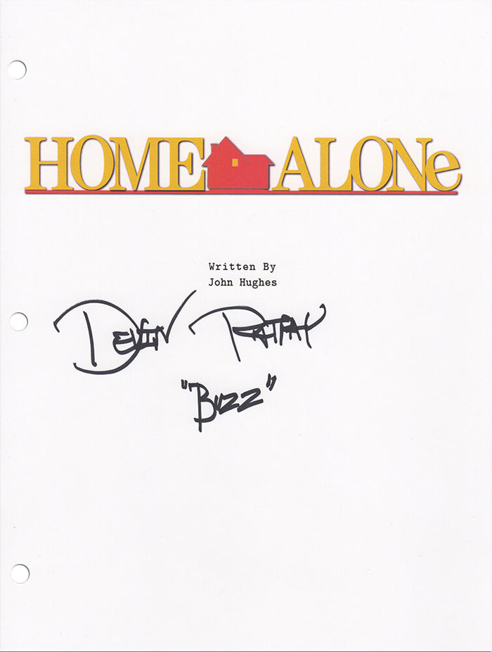 Devin Ratray Autographed Home Alone Movie Script Cover Page with Buzz-Powers Sports Memorabilia