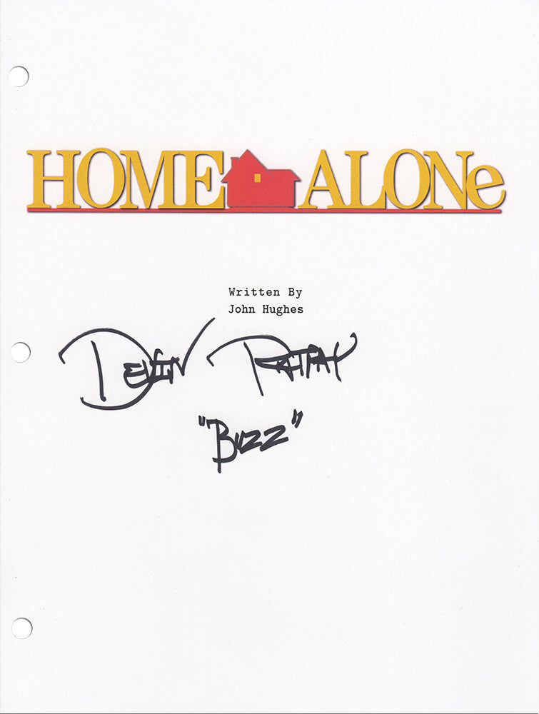 Devin Ratray Autographed Home Alone Movie Script Cover Page with Buzz-Powers Sports Memorabilia