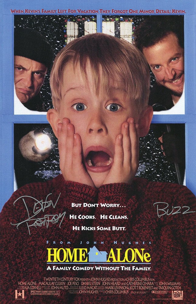Devin Ratray Autographed Home Alone 11x17 Movie Poster with Buzz-Powers Sports Memorabilia