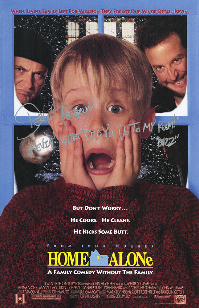 Devin Ratray Autographed Home Alone 11x17 Movie Poster with Buzz & Quote-Powers Sports Memorabilia