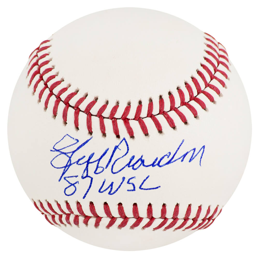 Jeff Reardon Autographed Rawlings Official MLB Baseball with 87 WSC-Powers Sports Memorabilia