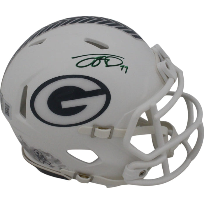 Jayden Reed Signed Green Bay Packers 24 Salute Mini Helmet – Beckett Authenticated-Powers Sports Memorabilia