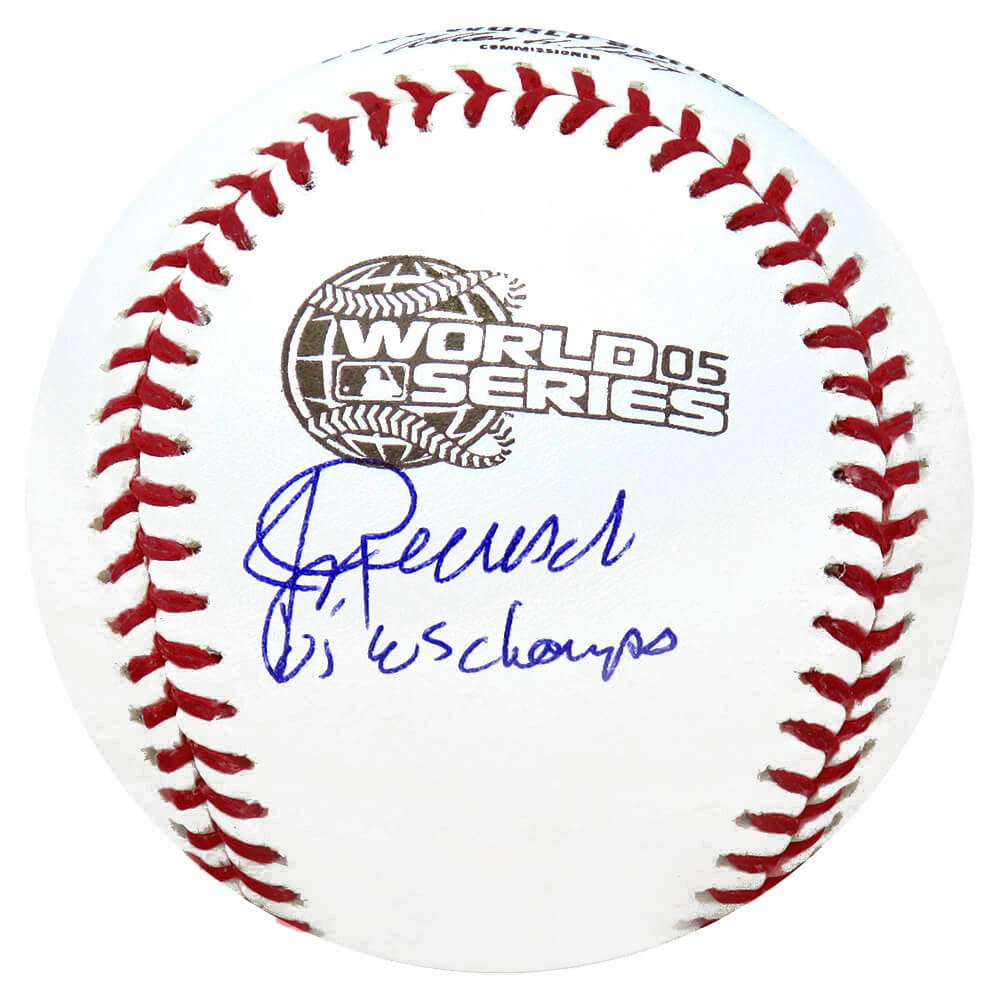 Jerry Reinsdorf Autographed Rawlings Official 2005 World Series (Chicago White Sox) Baseball with 05 WS Champs-Powers Sports Memorabilia
